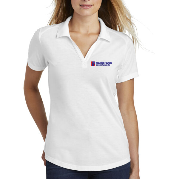 Ladies PosiCharge Tri-Blend Wicking Polo - Embroidered Logo Thumbnail