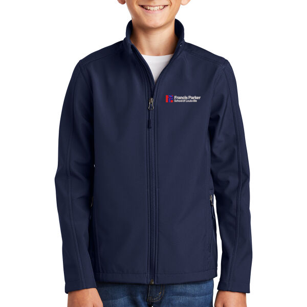 Port Authority Youth Core Soft Shell Jacket - Embroidered Logo Thumbnail